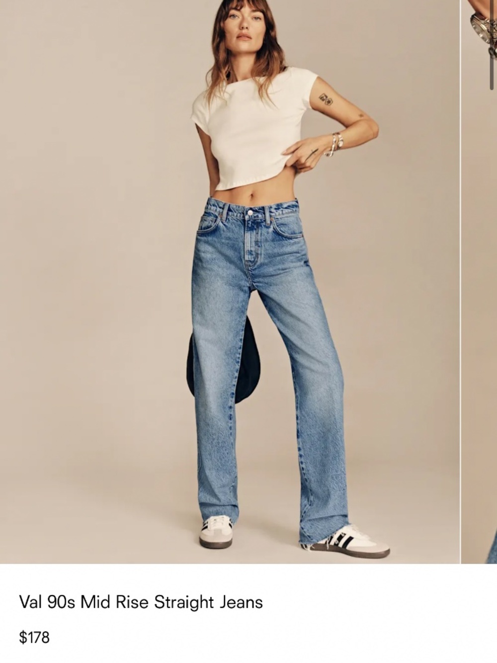 Reformation Val 90s straight Jean